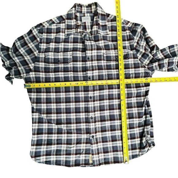 Jachs Shirt Sz XL Men’s Flannel Plaid Multicolor Button Up Pockets - Picture 7 of 10